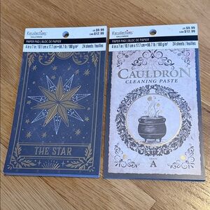 NWT & Sealed Bundle 2  of Recollections 4” x 7” Paper Metallic Pad Set
